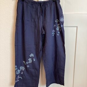 FREE Victoria’s Secret Cropped Embroidered Sleep Pants